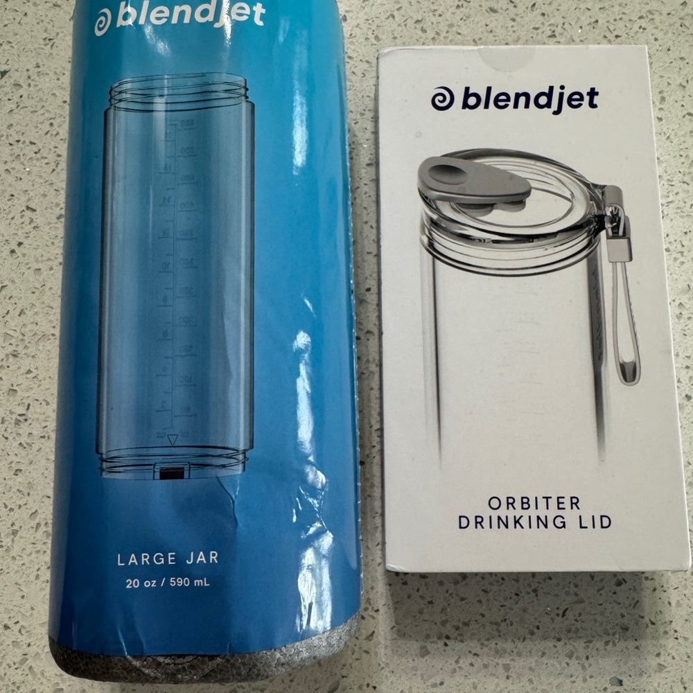 BlendJet Large Jar with Orbiter Drinking Lid